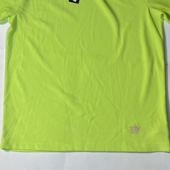 New Royalty by Maluma Men's Textured
Ottoman Stripe T-Shirt, Mojito shirt, green - Picture 3 of 5